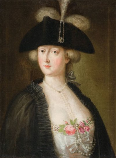 Marija Fjodorovna, moglie del granduca russo Pavel (ritratto di Maria Feodorovna Sophie Dorothea di Württemberg) da Andreas Herrlein